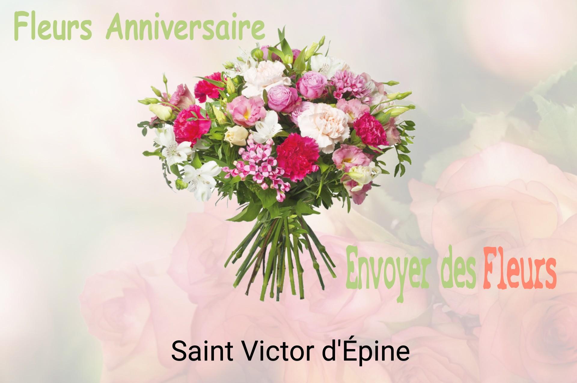 Bouquet de fleurs d’anniversaire livré à Saint-Victor-d'Épine