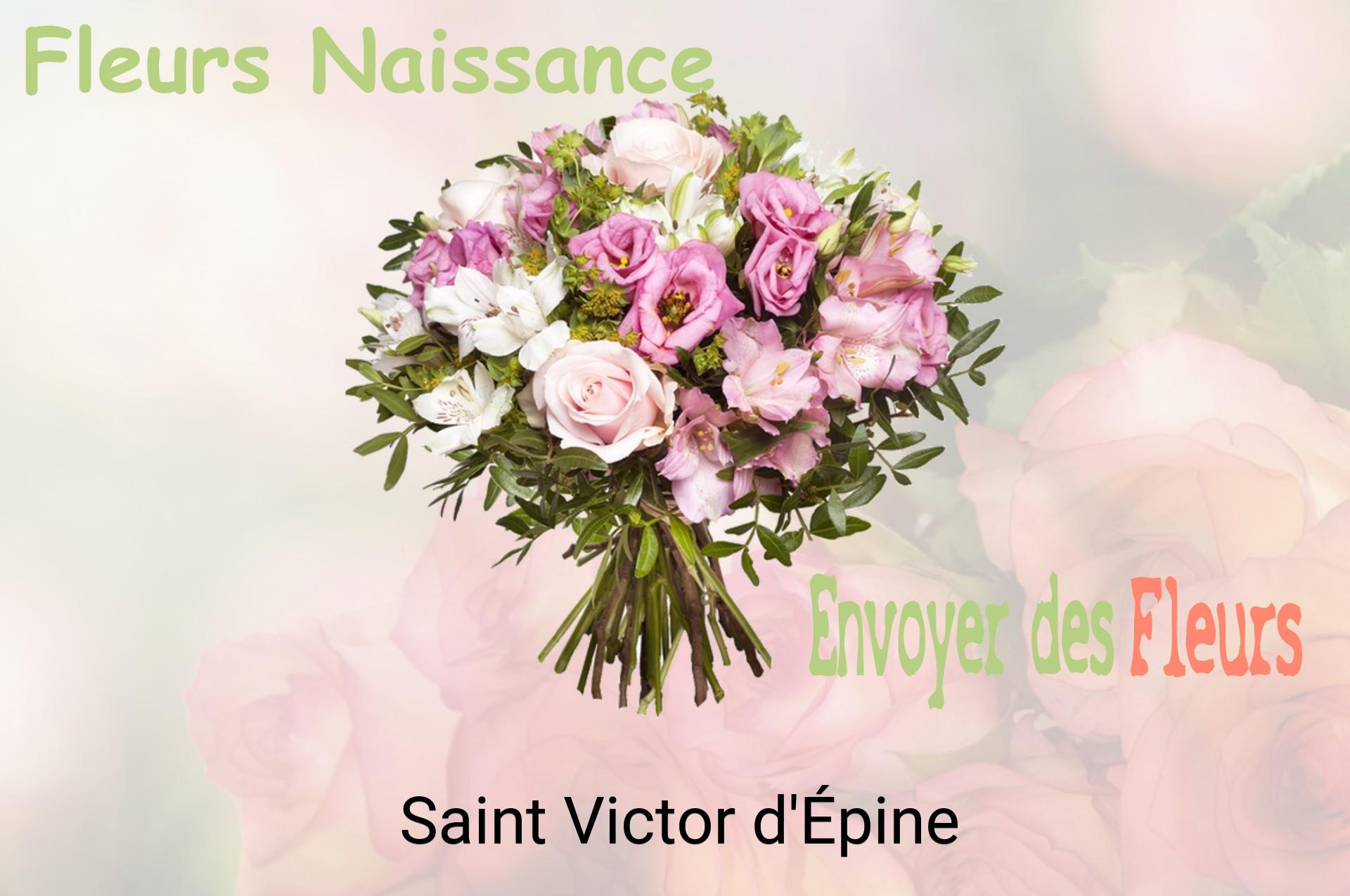 Bouquet de fleurs de naissance livré à Saint-Victor-d'Épine